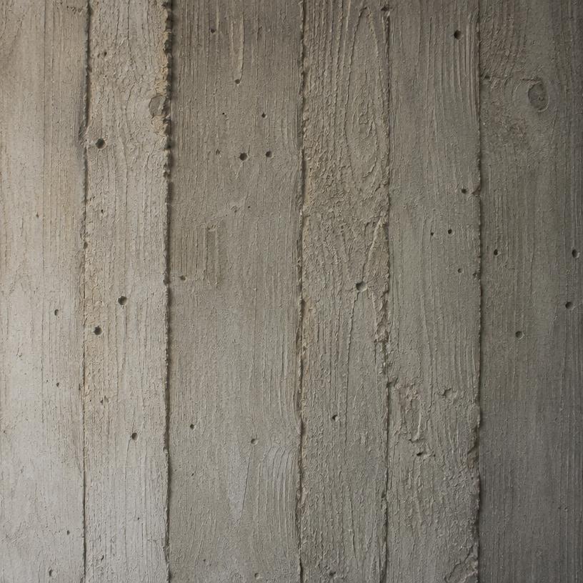 Board-form concrete texture close-up
